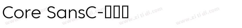Core SansC字体转换
